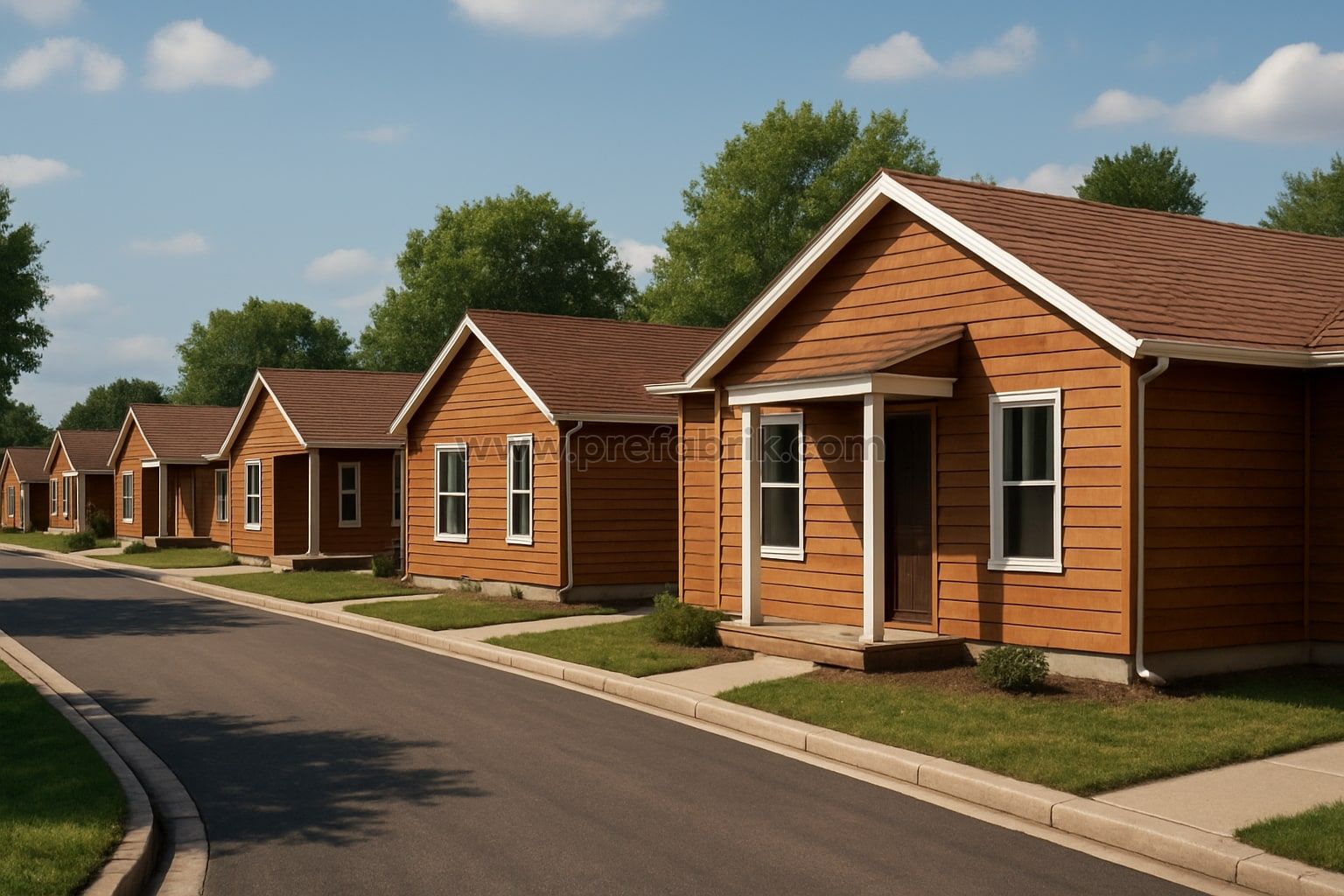 Çelik Evlerde Ahşap Detaylarla Modern Görünüm