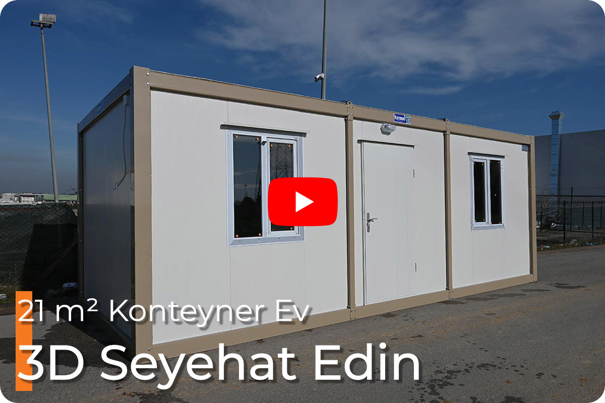 21 m² Konteyner Ev