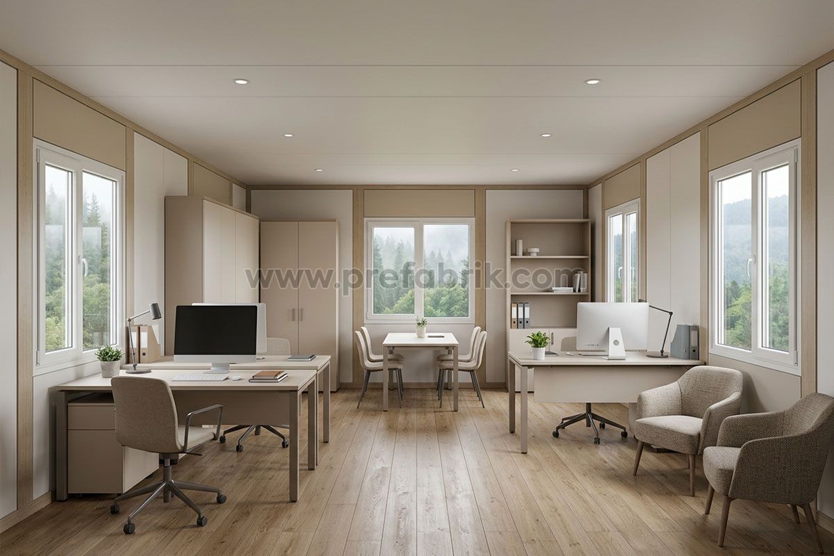 prefabrik evlerde verimli alan kullanımı