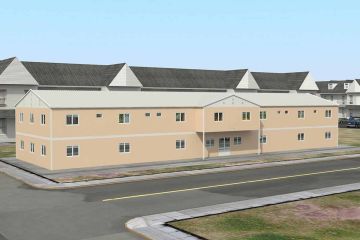 793 m2 Prefabrik Sosyal Tesis