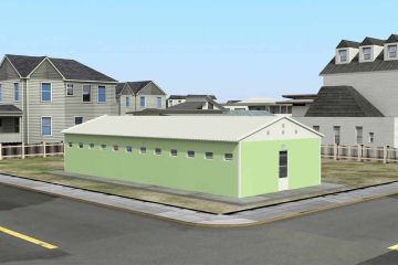 145 m2 Prefabrik WC ve Duş Binası