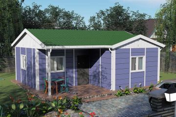 51 m² Prefabrik Ev