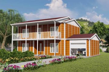 196 m² Prefabrik Villa